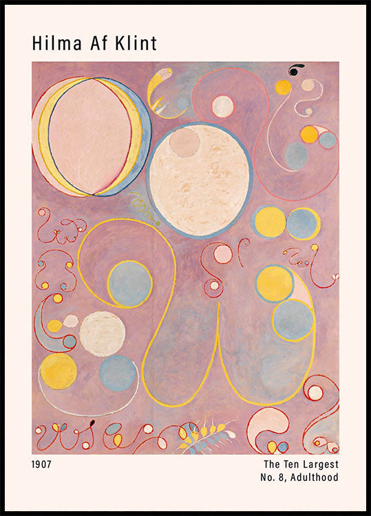 Hilma Af Klint: The Ten Largest Series, No. 8, Adulthood Plakat