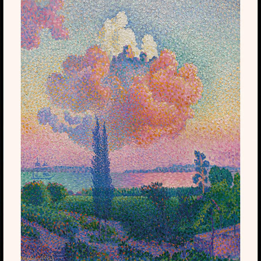 The Rose Cloud by Henri-Edmond Cross Plakat