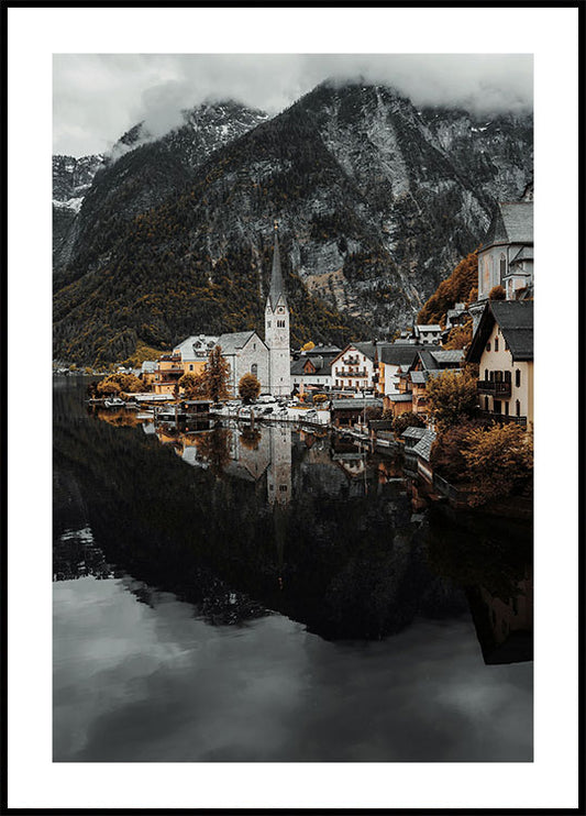 Autumn in Hallstatt Plakat