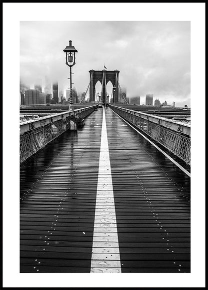 Brooklyn Bridge Walk Plakat