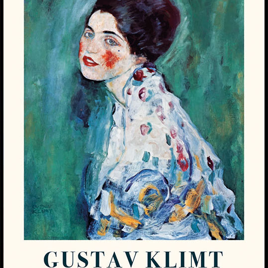 Portrait of a lady by Gustav KlimtPlakat