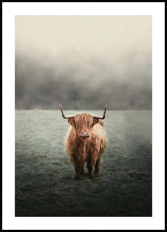 Yak in The Field Plakat