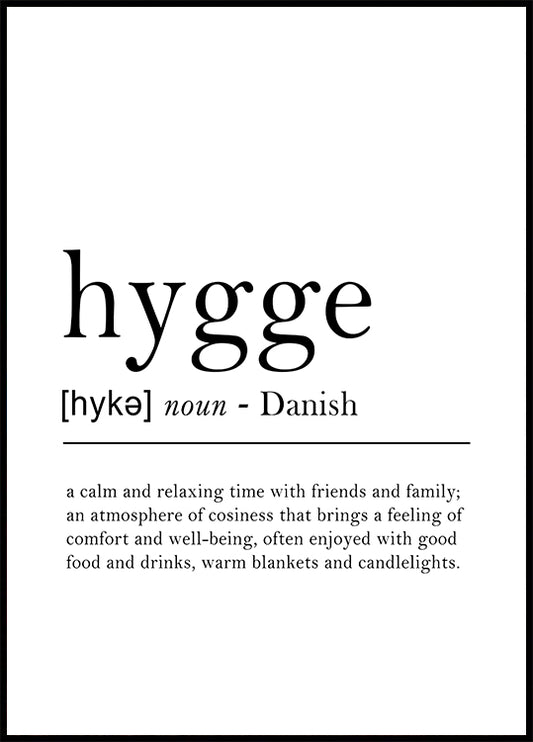 Hygge: The Comfort of Togetherness Plakat