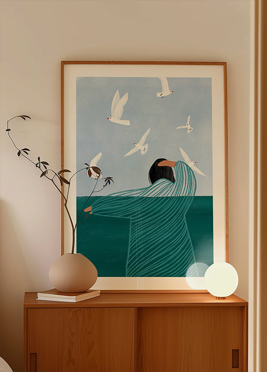 Seaside Serenity Plakat