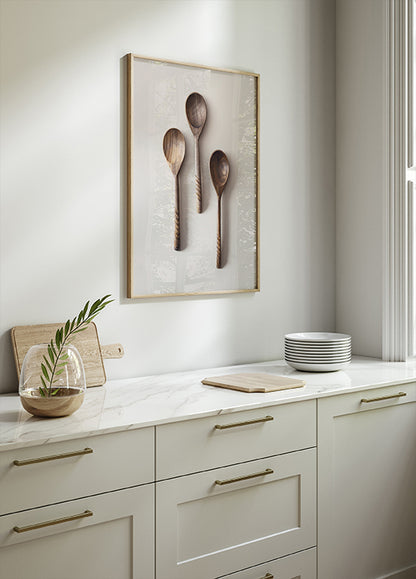 Three Wooden Spoons Plakat