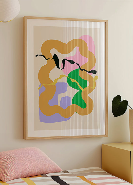 Colorful Whirl Plakat