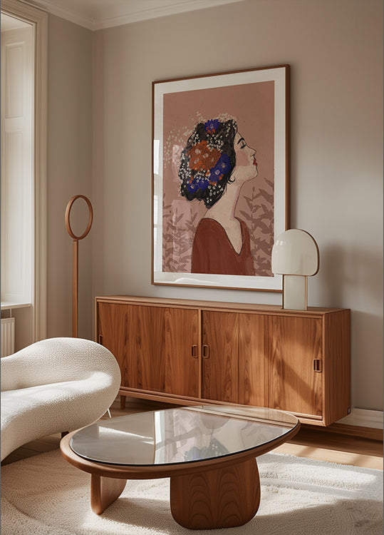 Blossoms in Profile Plakat