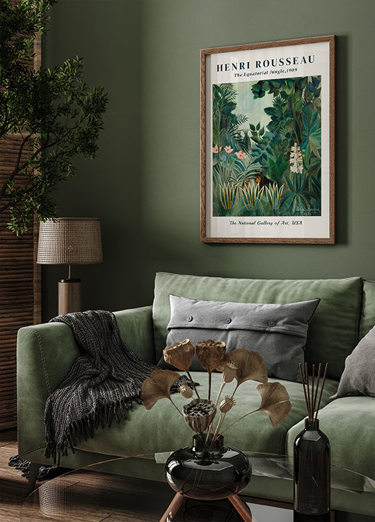 The Equatorial Jungle By Henri Rousseau