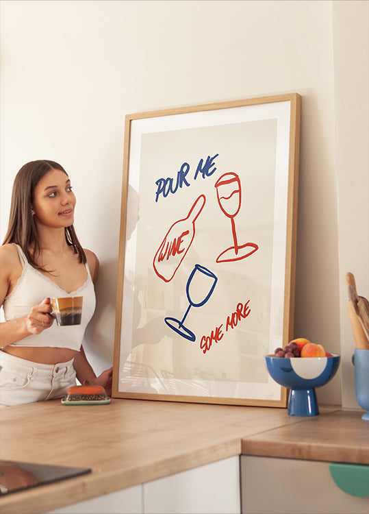 Sips and Scribbles Plakat