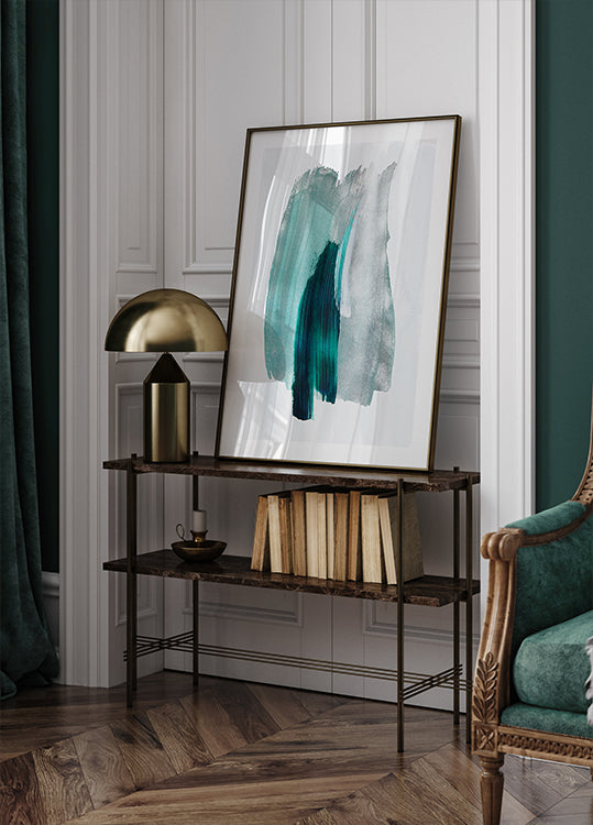 Abstract Brush Strokes 19 Plakat