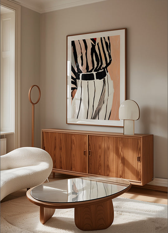 Stripe Elegance Plakat