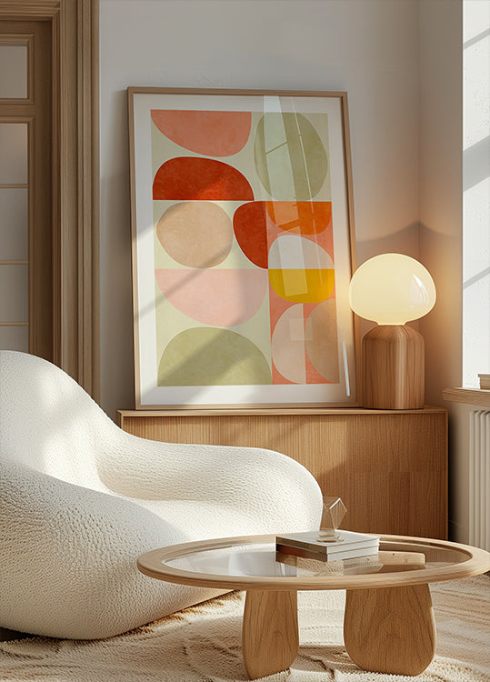 Pastel Geometry Plakat