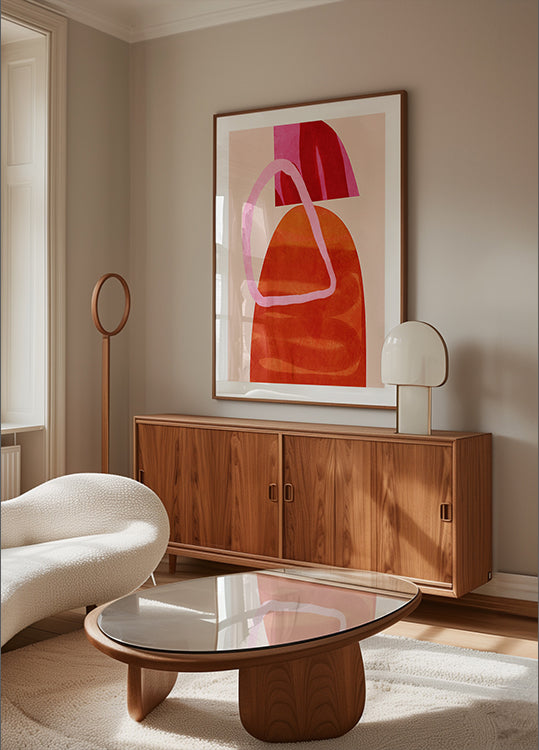 Painted Lines Kopie Plakat