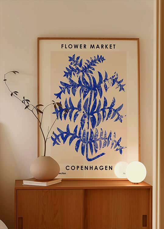Flower Market. Copenhagen Plakat