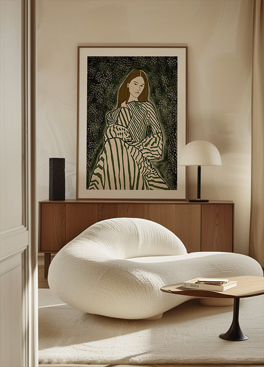 Woman SITTING Plakat