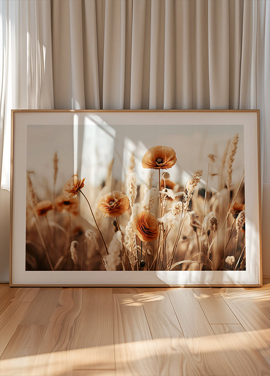 Poppies in Breeze Plakat