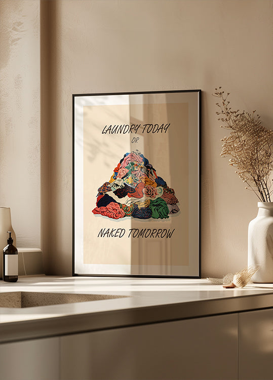 Laundry Naked Plakat