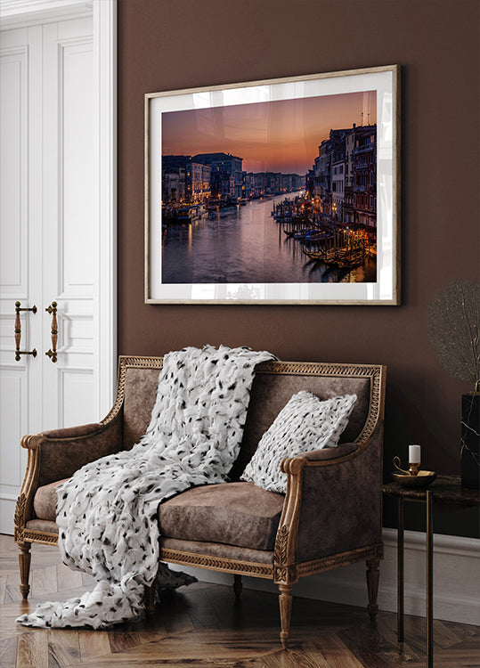 Venice Grand Canal at Sunset Plakat