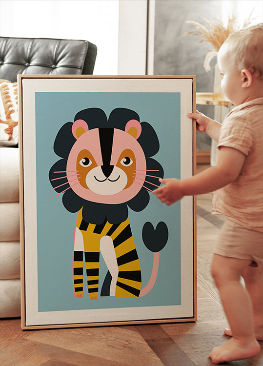 Happy Lion Plakat