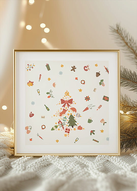 Noel decorations Plakat