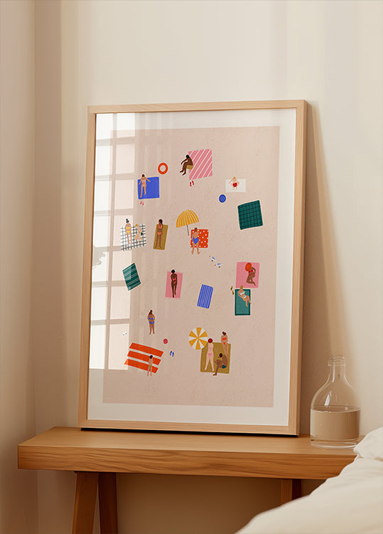 Beach Towel Harmony Plakat