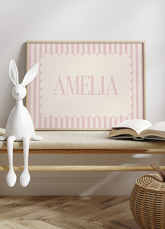 Personalized Girl Name Plakat