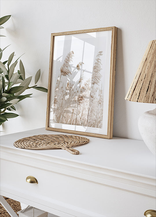 Boho Dried Flowers Plakat