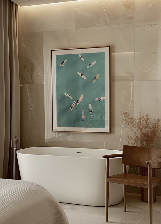 Surfers at Sea No.3 Plakat