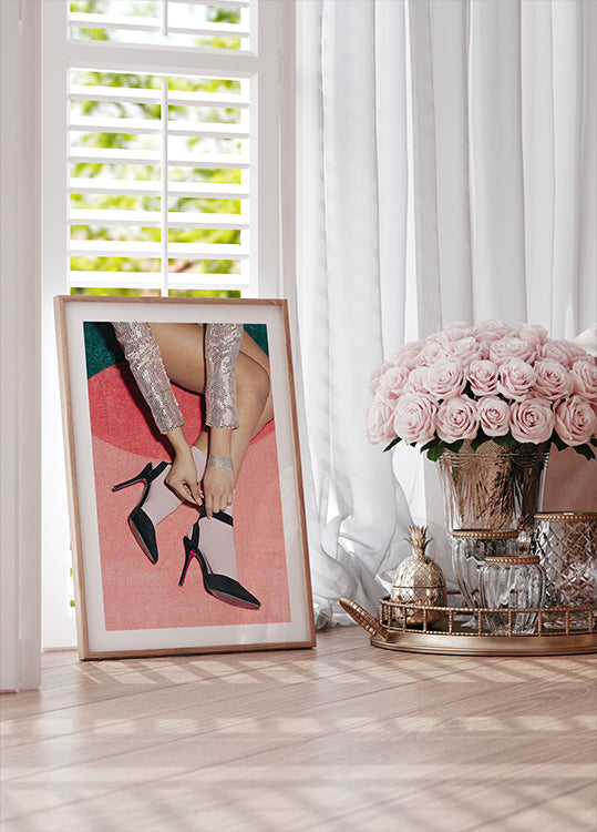 Getting Ready Pink Plakat