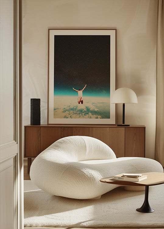 Falling With a Hidden Smile Plakat