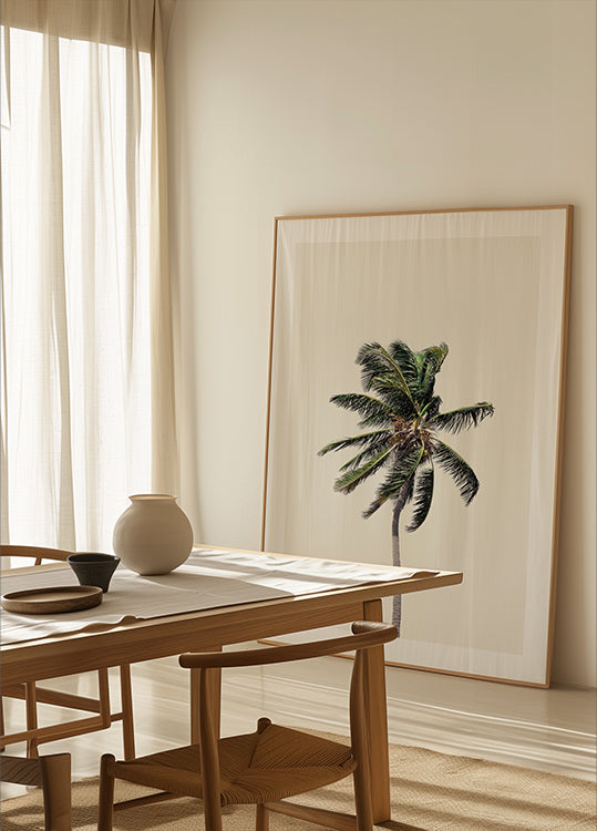 Windy Palm Tree Plakat