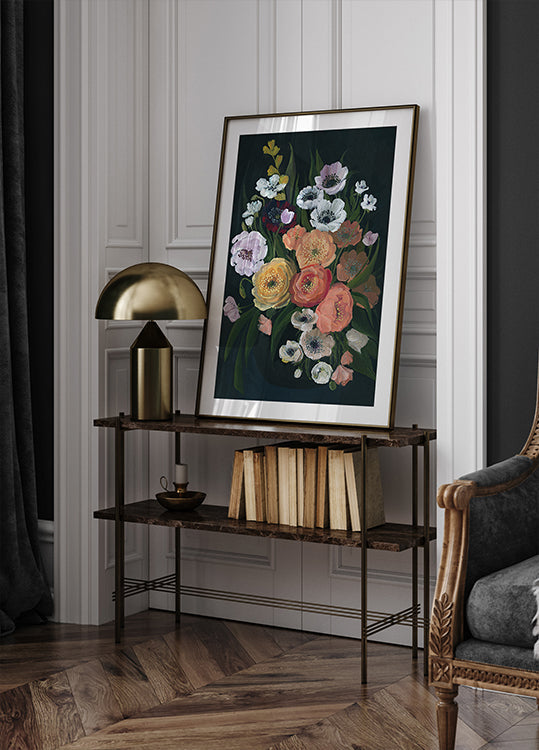 Leocadia moody bouquet Plakat