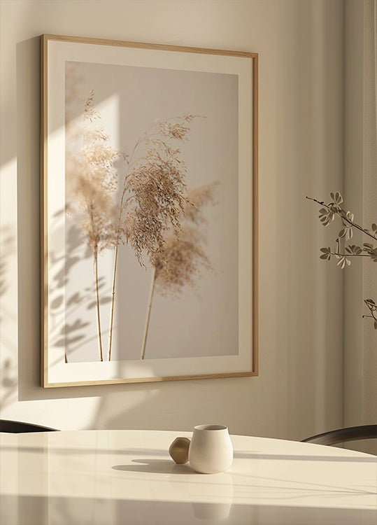 Reed Grass Grey 09 Plakat