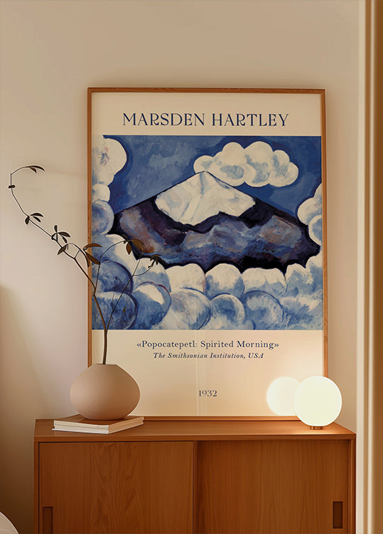 Popocatepetl, Spirited Morning, Marsden Hartley Plakat