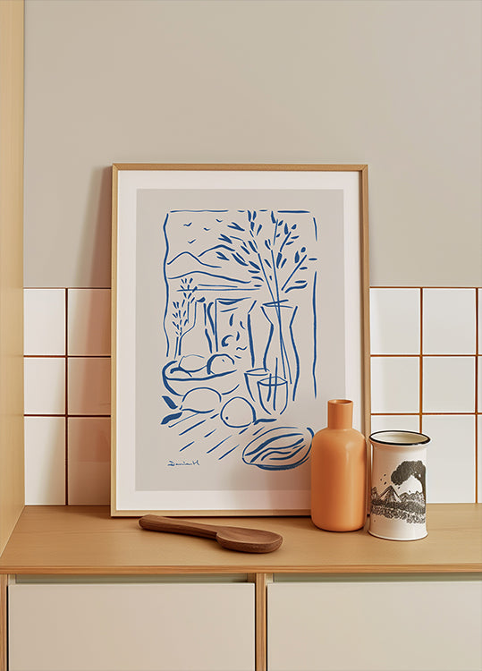 Medataranian View Plakat