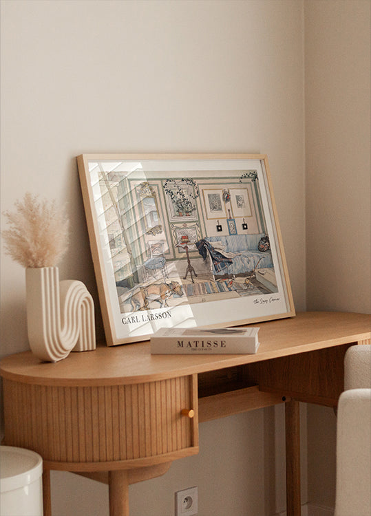 The Lazy Corner by Carl Larsson Plakat