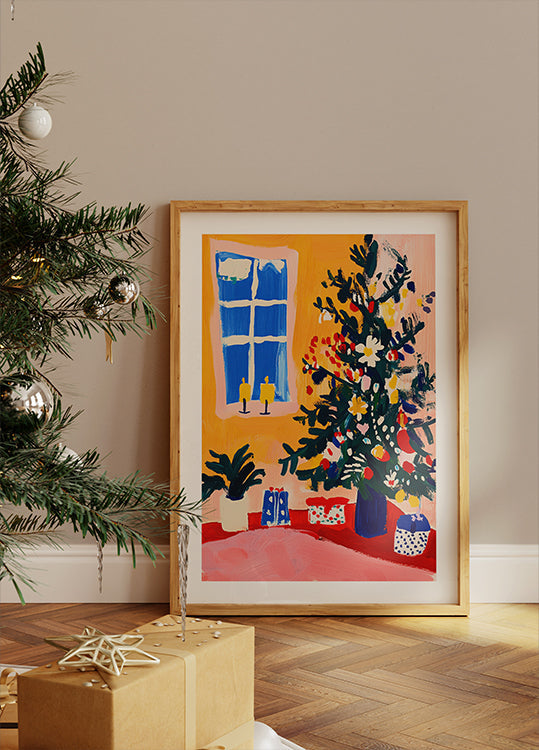Festive Cozy Corner Plakat