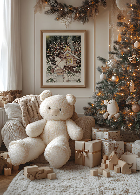 Christmas Treehouse Plakat