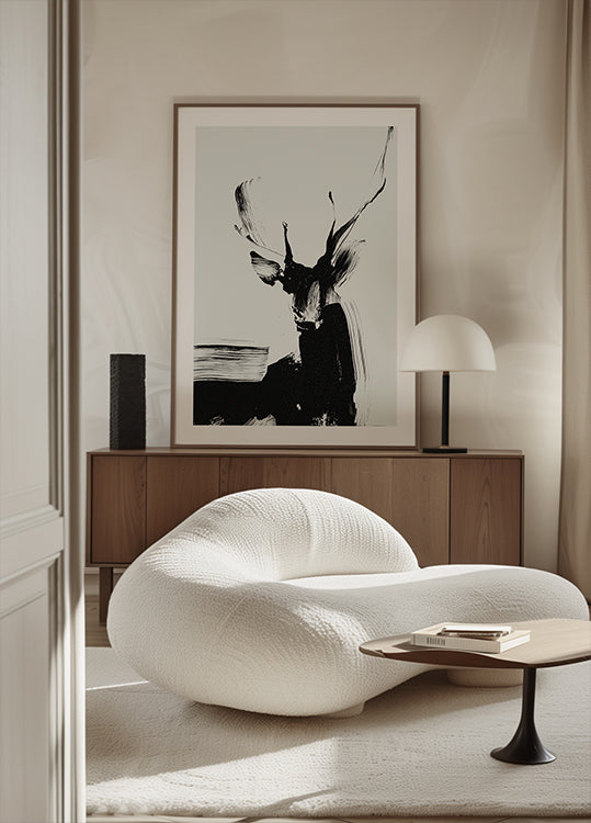 Abstract Deer N1 Plakat