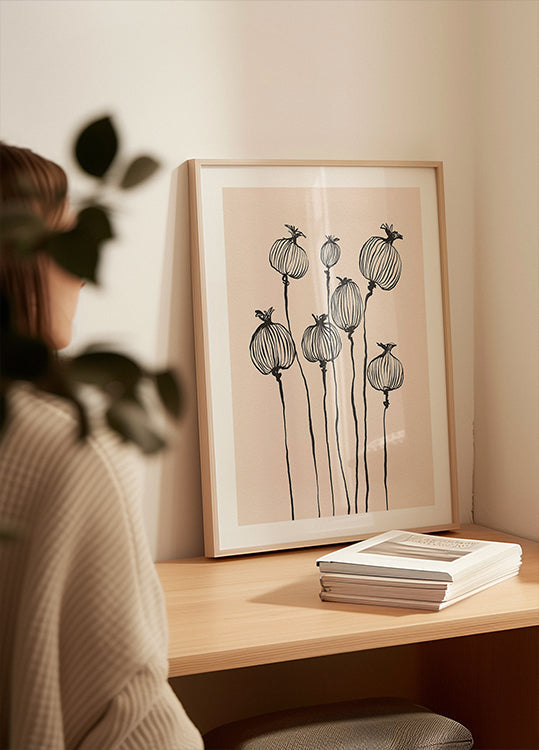 Poppy Pods Plakat