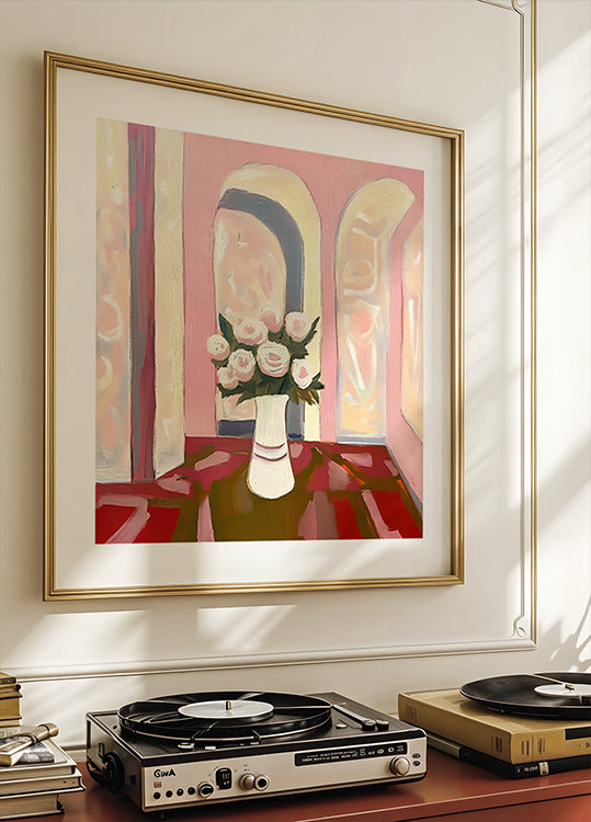 Roses In A Vase Plakat