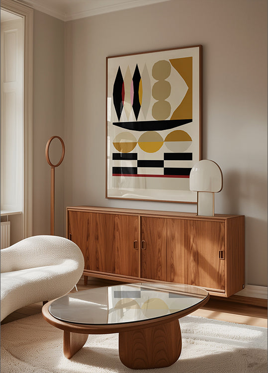 Abstract composition 25 Plakat