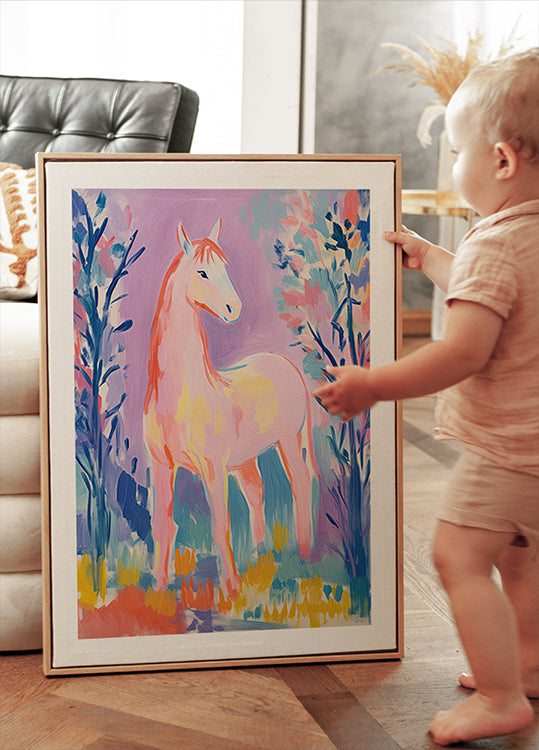 Colorful Horse Plakat
