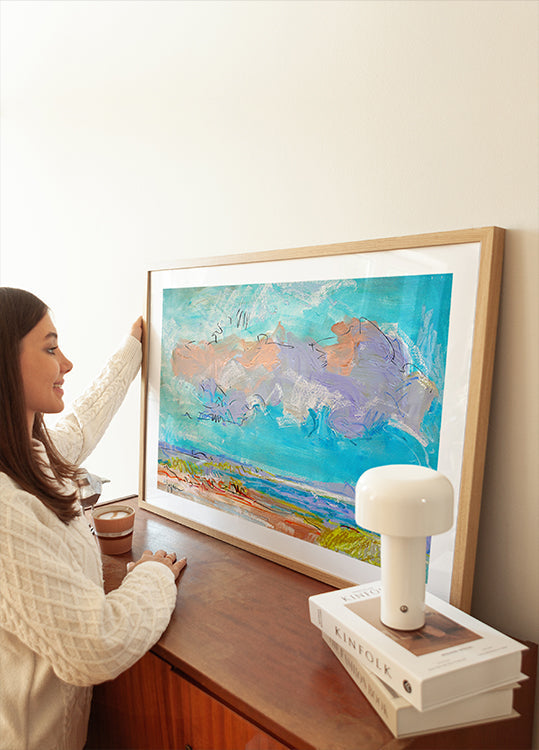 Dreamy Skiescape Plakat