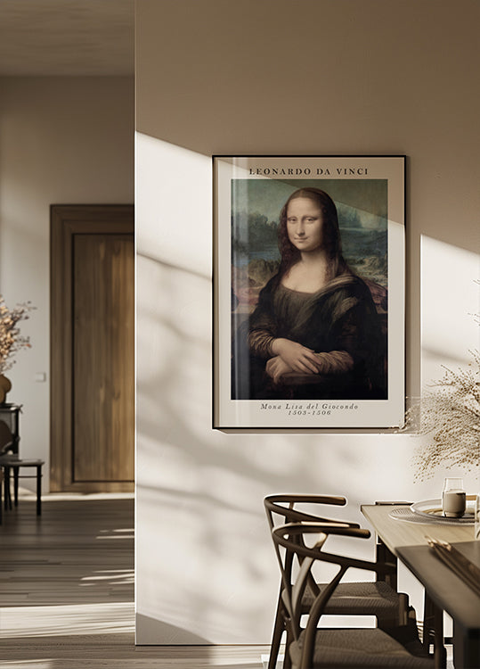 Mona Lisa, Leonardo Da Vinci Plakat