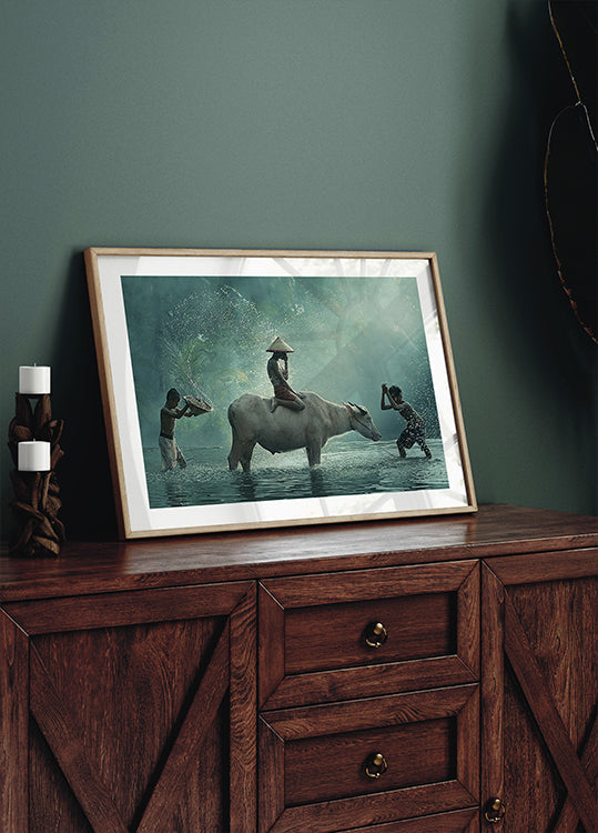 Water Buffalo Plakat