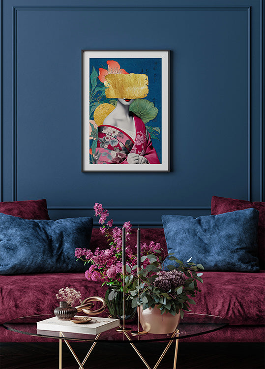 Japanese Collage Plakat