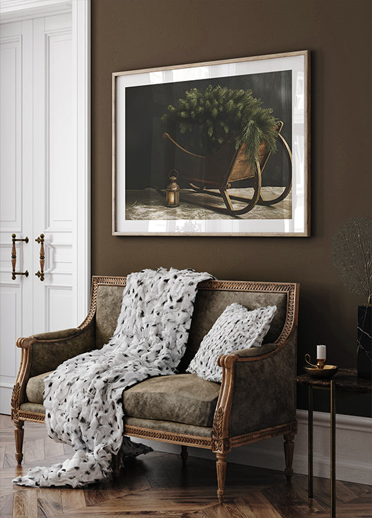 Christmas Sled Plakat