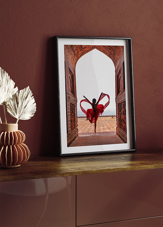 Taj Mahal's Heart Plakat