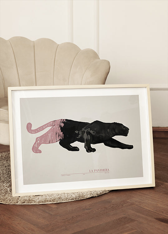 La Panthera (pink) Plakat